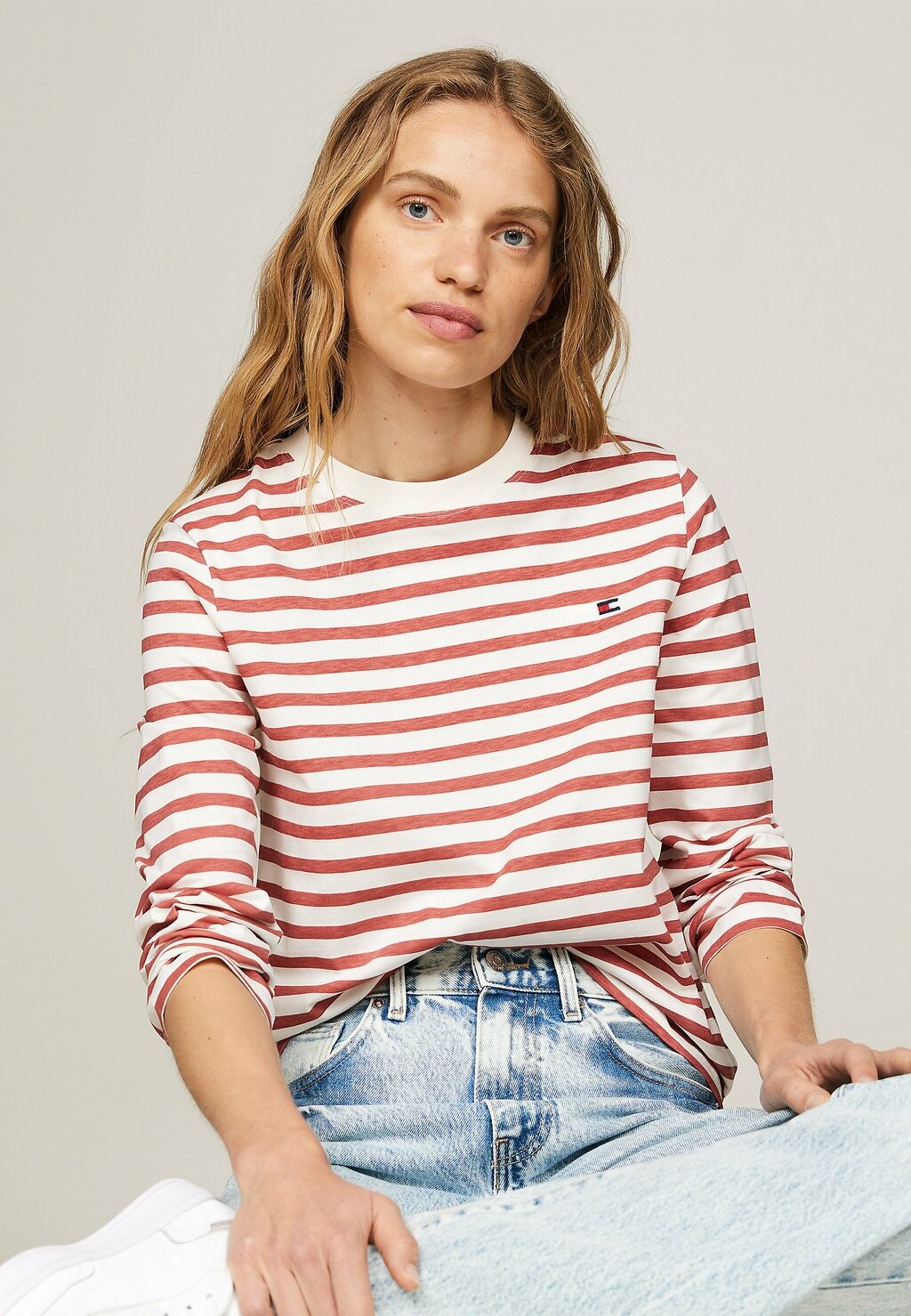 

Топ с длинными рукавами Tommy Hilfiger, мультиколор
