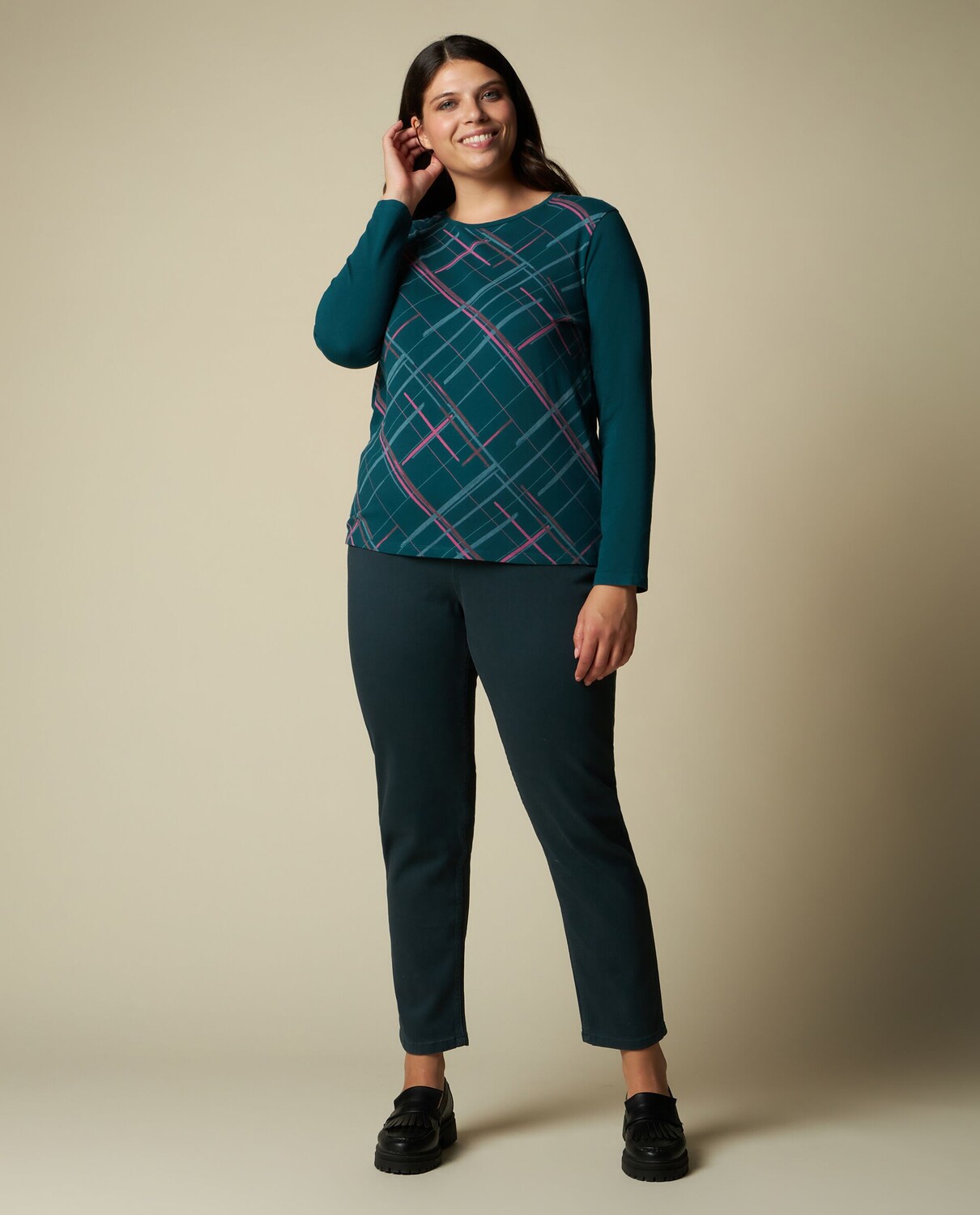 

Женские джинсы из эластичного денима Curvy Rosa Thea, зеленый