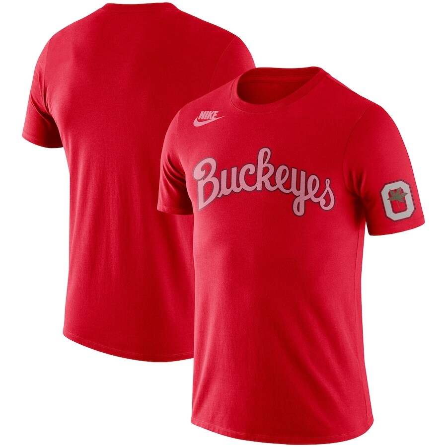 

Футболка с коротким рукавом Nike Ohio State Buckeyes, алый