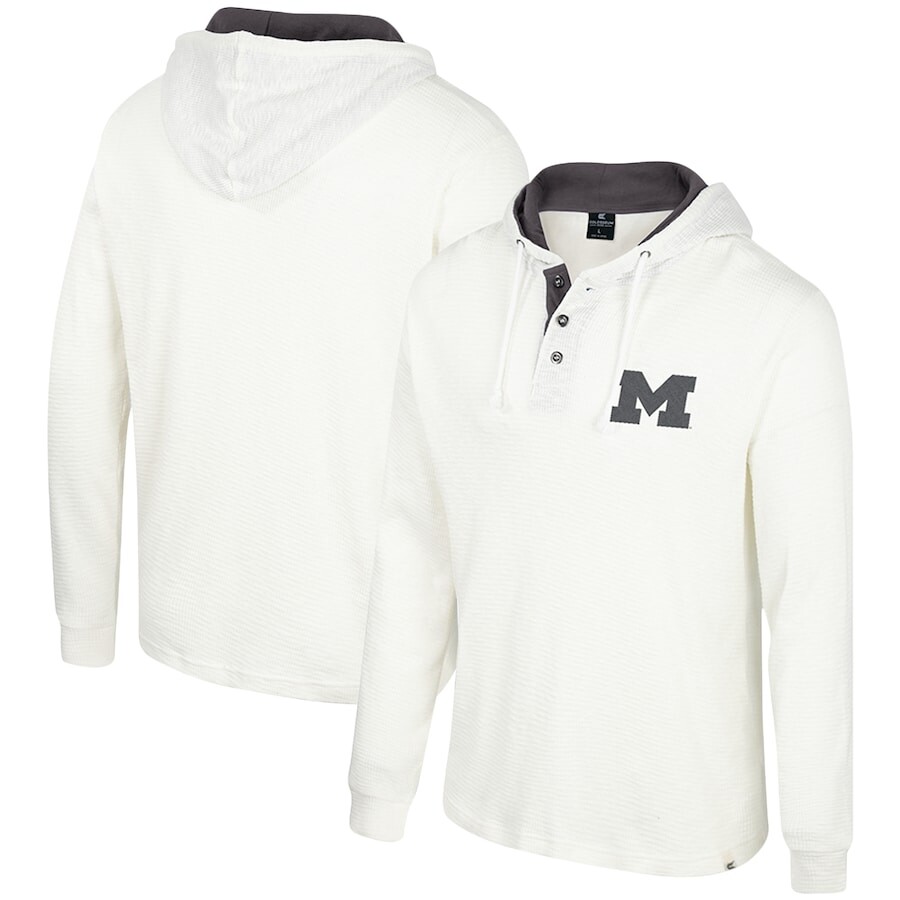 

Футболка с длинным рукавом Colosseum Michigan Wolverines, белый