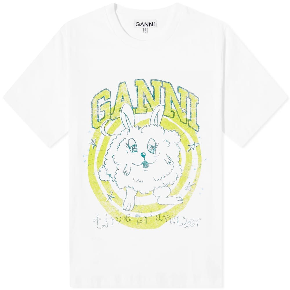 

Свободная футболка Ganni Bunny