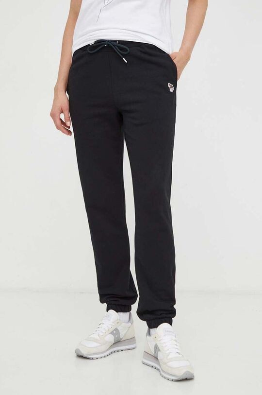 

Хлопковые спортивные брюки PS Paul Smith, черный