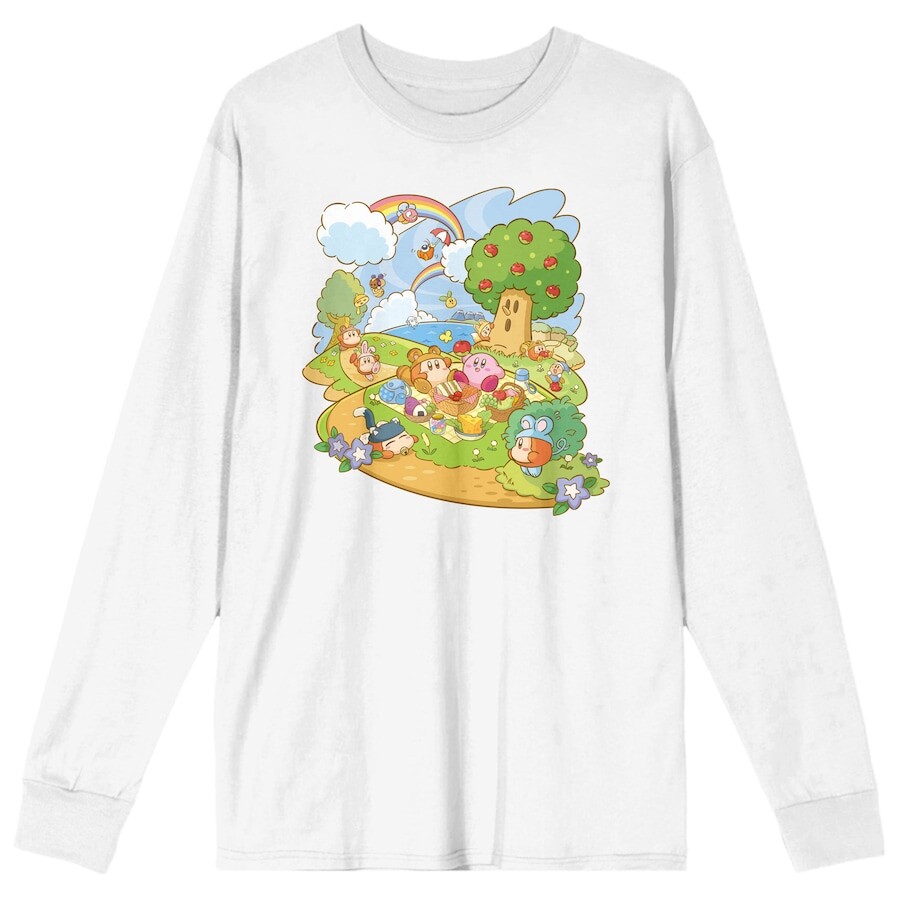 

Футболка с длинным рукавом BIOWORLD Kirby, белый