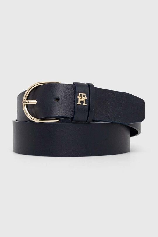 

Кожаный ремень Tommy Hilfiger, темно-синий