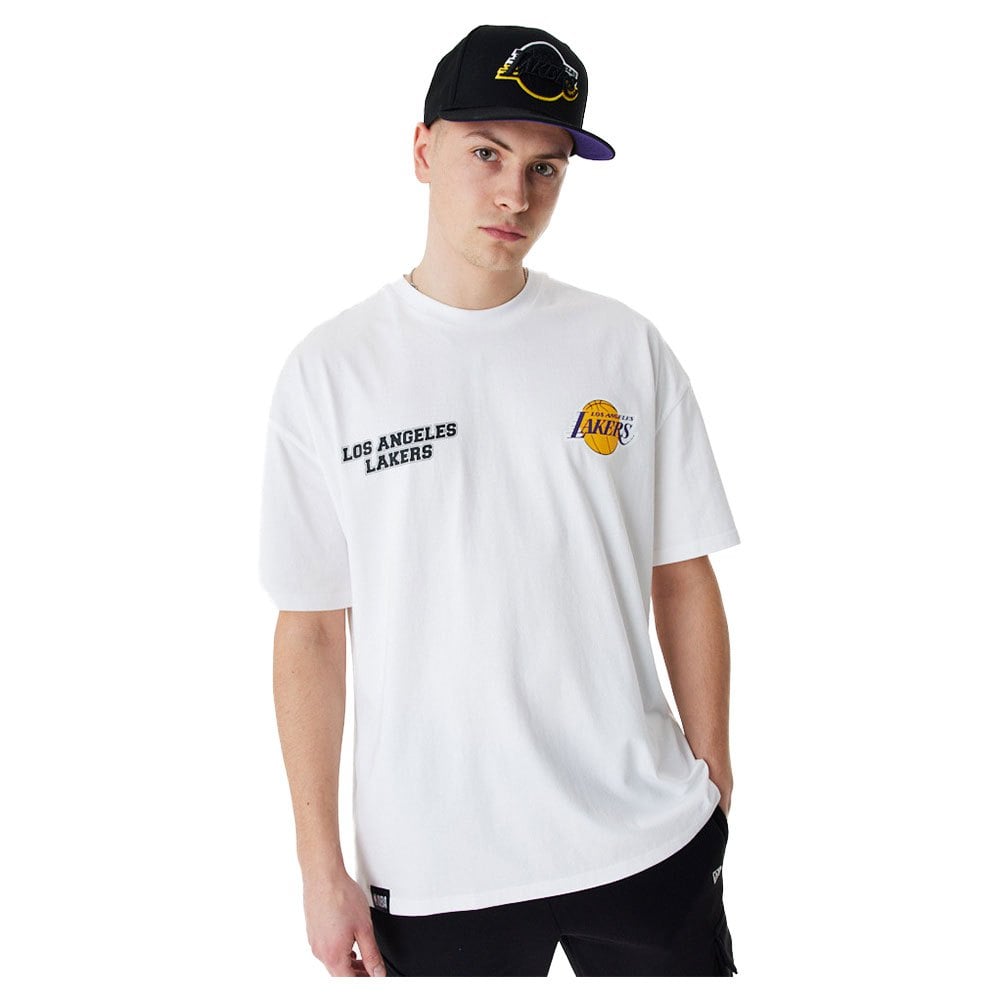 

Футболка New Era Los Angeles Lakers NBA Large Graphic Bp, белый