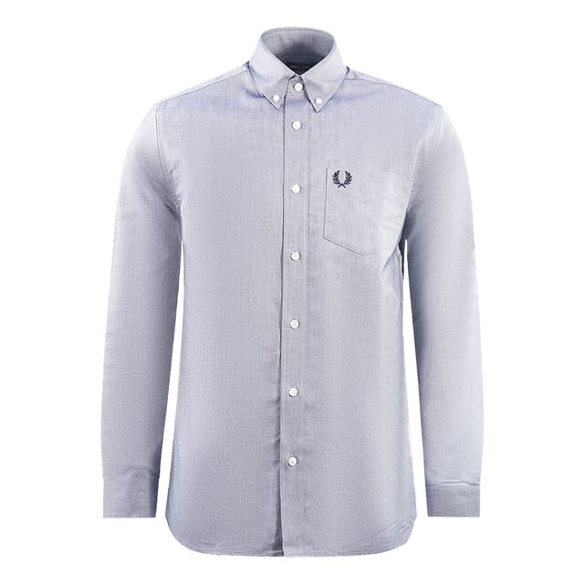 

Оксфордская повседневная рубашка среднего размера Fred Perry, синий