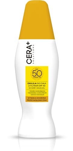 

Эмульсия для тела с фильтрами SPF 50, 150 мл Cera+, Solutions, SYNOPTIS PHARMA