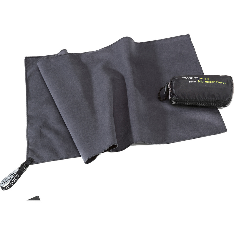 Полотенце из микрофибры Сверхлегкое Cocoon, серый спортивное полотенце для бега фитнеса впитывающее быстросохнущее полотенце