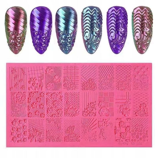 Силиконовая 3D форма для украшения ногтей.Тарелка., Tojato m0159 3d силиконовая форма для детей форма для сахара форма для шоколадного фондана инструмент для украшения торта