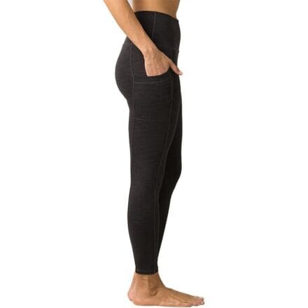 

Леггинсы Becksa 7/8 женские prAna, цвет Black Heather