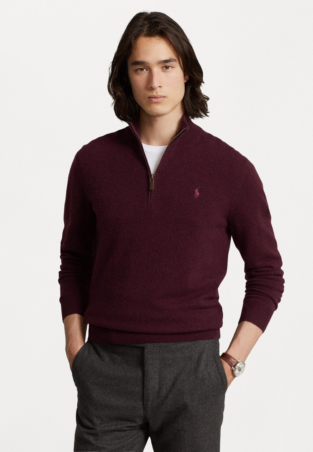 

Свитер ДЛИННЫЙ РУКАВ Polo Ralph Lauren, винный вереск
