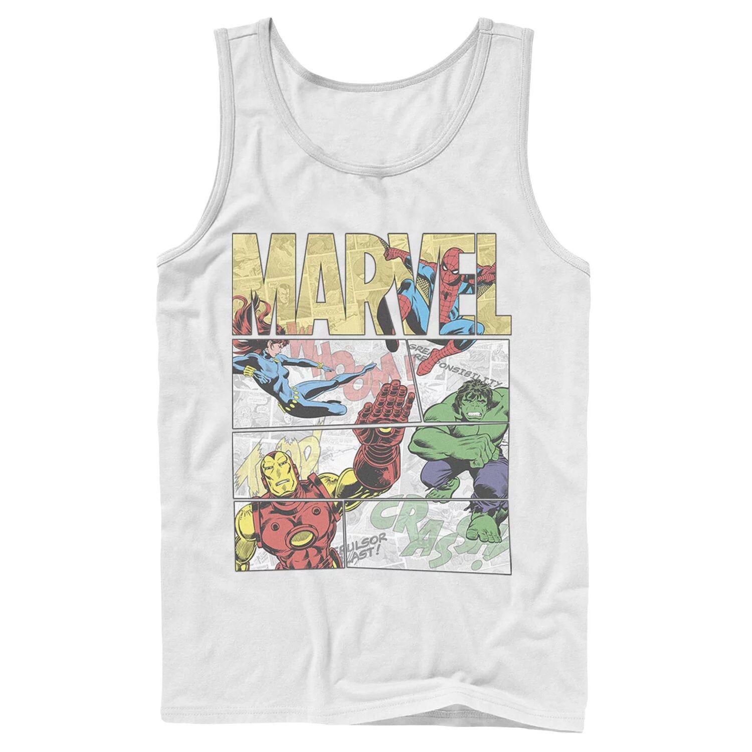 

Мужская майка с наполнителем из комиксов Marvel Retro Avengers Licensed Character