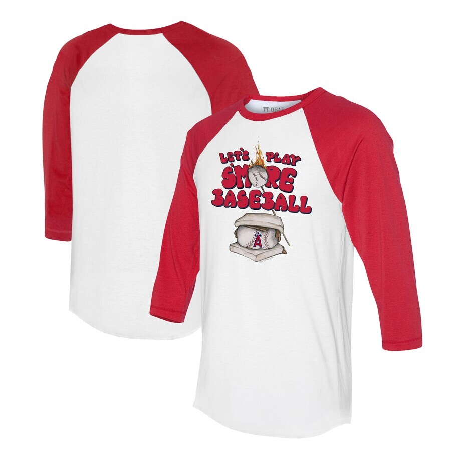 

Футболка с длинным рукавом Tiny Turnip Los Angeles Angels, белый