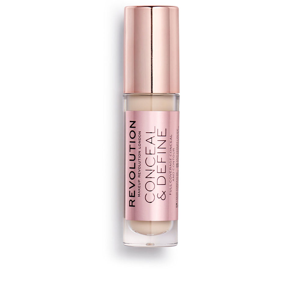 консилер makeup revolution conceal Консиллер макияжа Conceal & define full coverage conceal and contour Revolution make up, 3,40 мл, C1