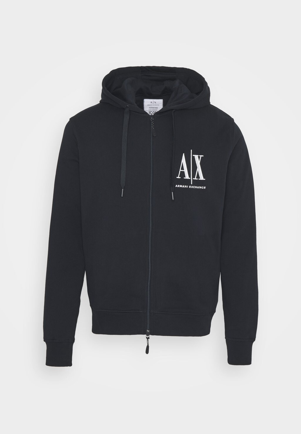 

Толстовка на молнии Armani Exchange, темно-синяя, Синий
