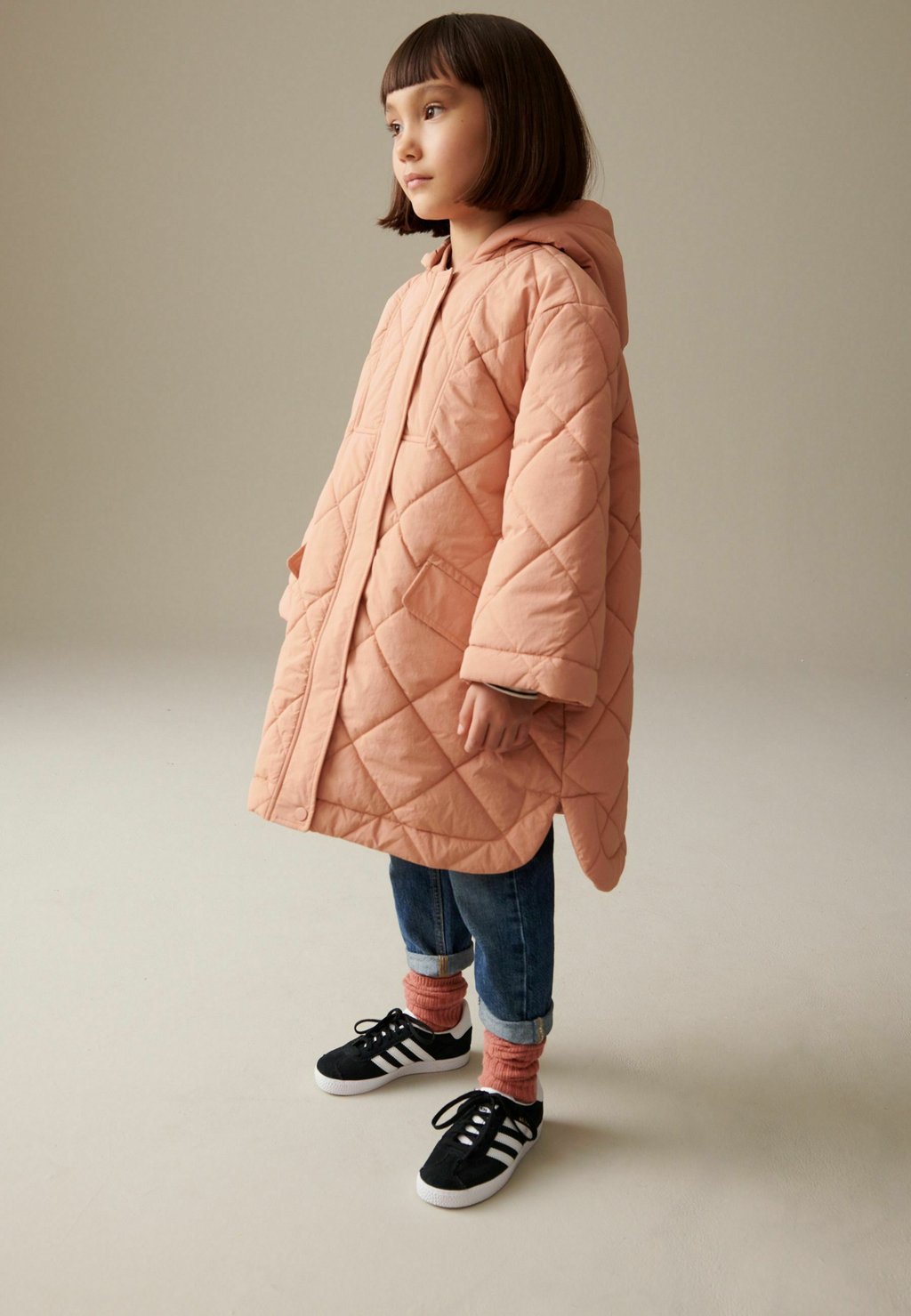 Зимнее пальто Shower Resistant Padded Next, цвет peach pink