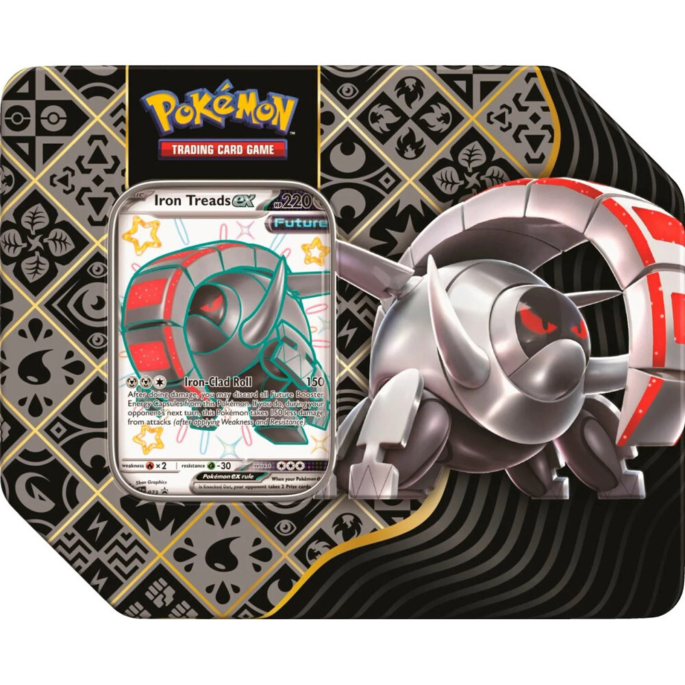

Карточная игра The Pokemon Company Int'l Pokemon TCG: Paldean Fates: Tin - Shiny Iron Treads ex