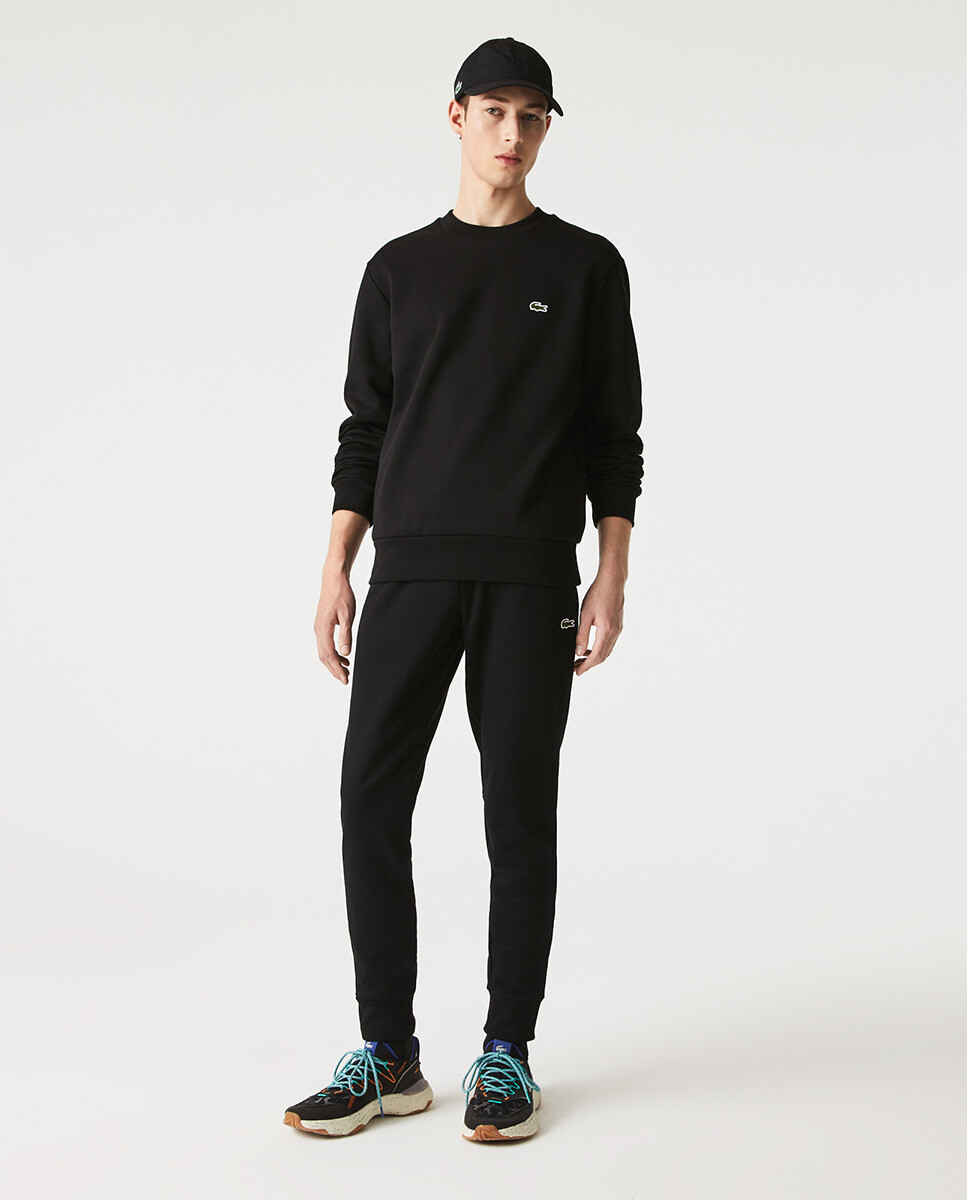 

Мужские спортивные брюки узкого кроя Lacoste, черный