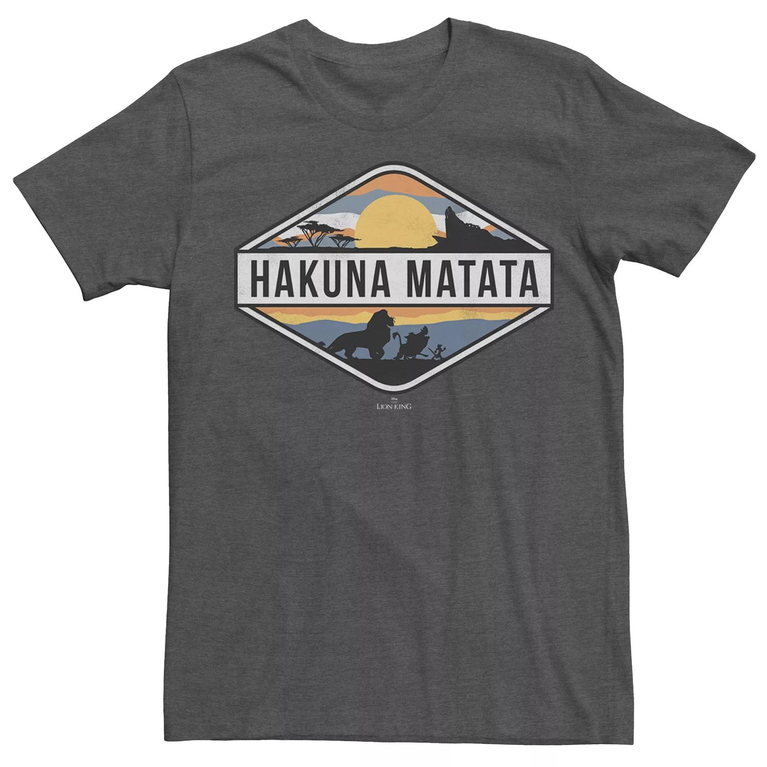 Мужская футболка Disney King Lion King Hakuna Matata Licensed Character