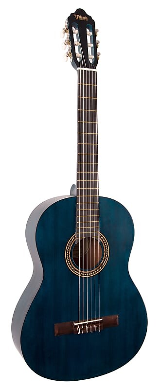 

Акустическая гитара Valencia - 200 Series Transparent Blue Classical Guitar! VC204TBU