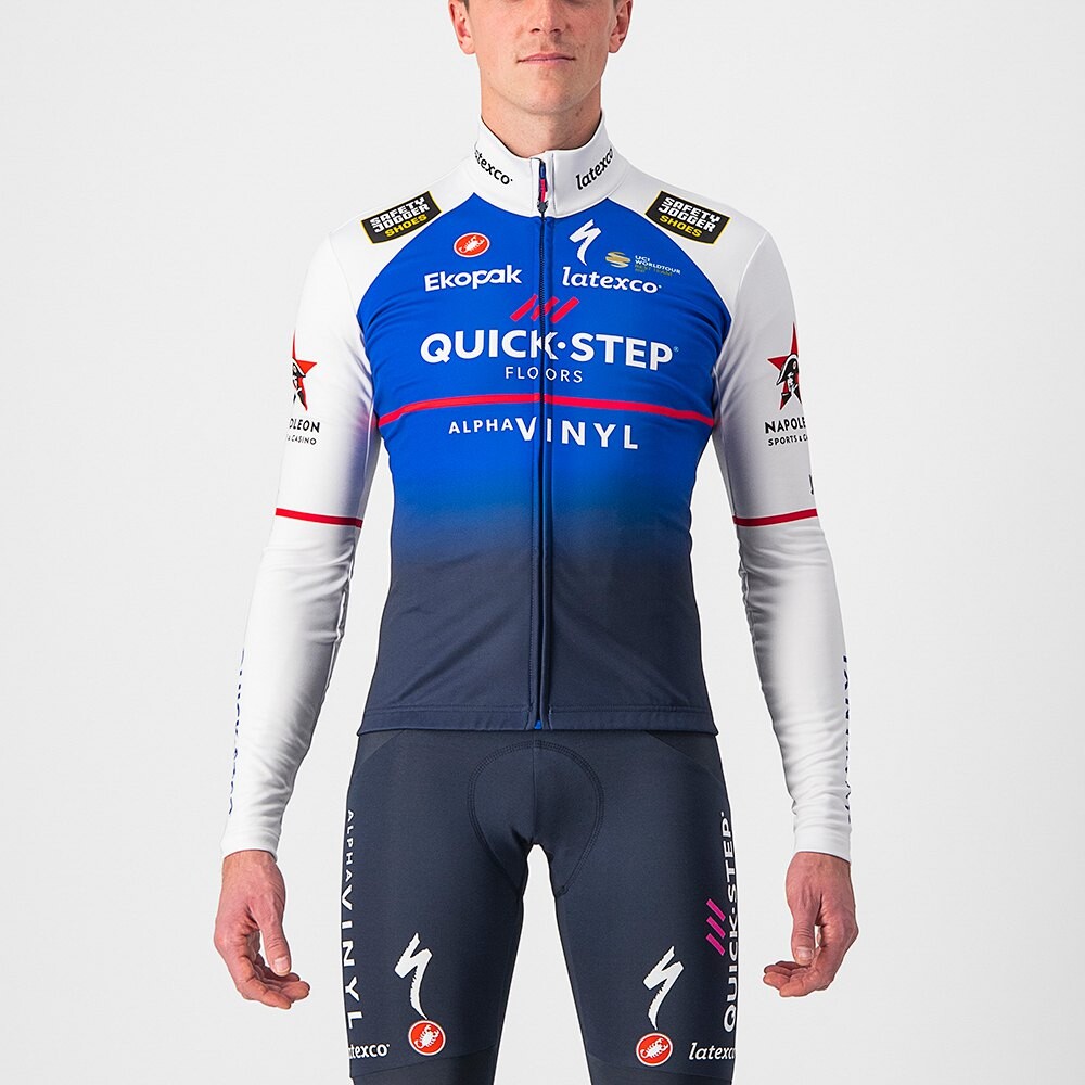 

Джерси с длинным рукавом Castelli Quick-Step Thermal, синий