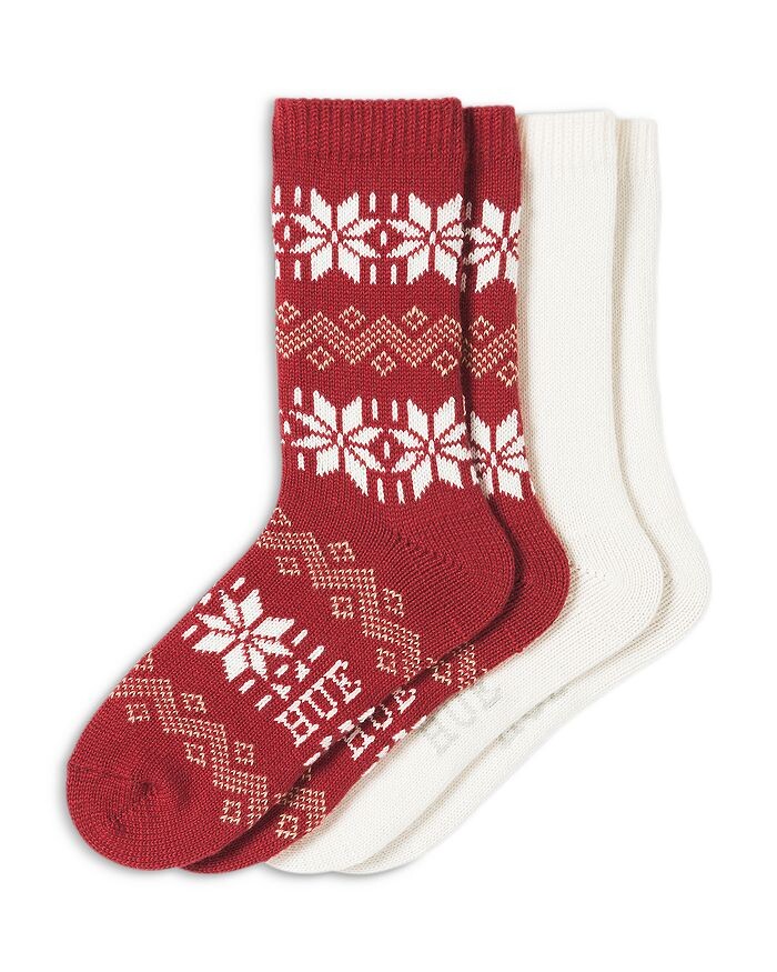 

Носки HUE Nordic Snowflake Boot, 2 шт, красный