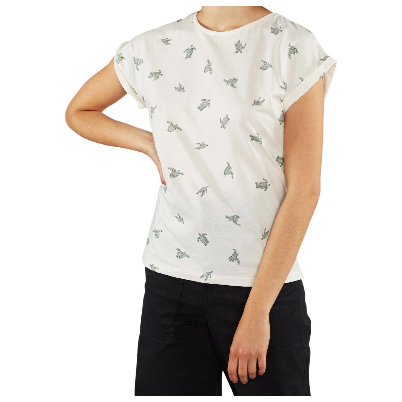 

Футболка Dedicated Women's Visby Sea Turtles, цвет Off White
