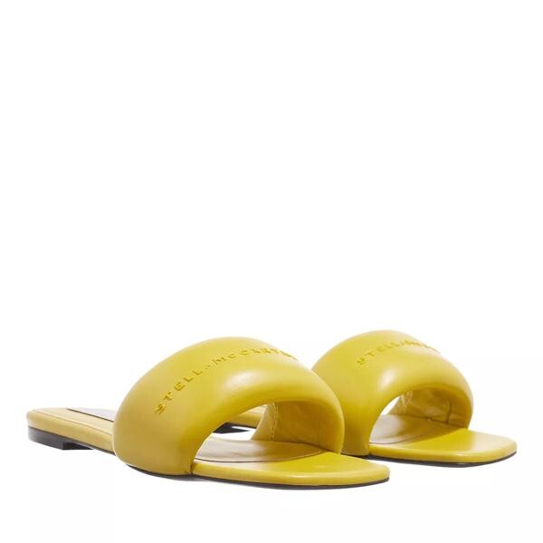 

Сандалии sandals slides with logo Stella Mccartney, желтый