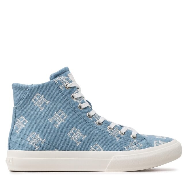 

Кроссовки Tommy Hilfiger Th Hi Vulc Street Denim Light FM0FM04543 Light Denim 0GZ, синий