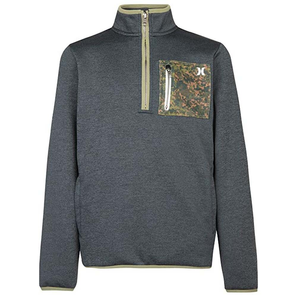 

Толстовка Hurley H2O-Dri Solar Half Zip, серый