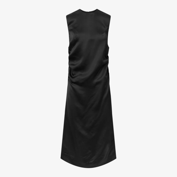 Тканое платье миди arabella со сборками Lovechild, черный