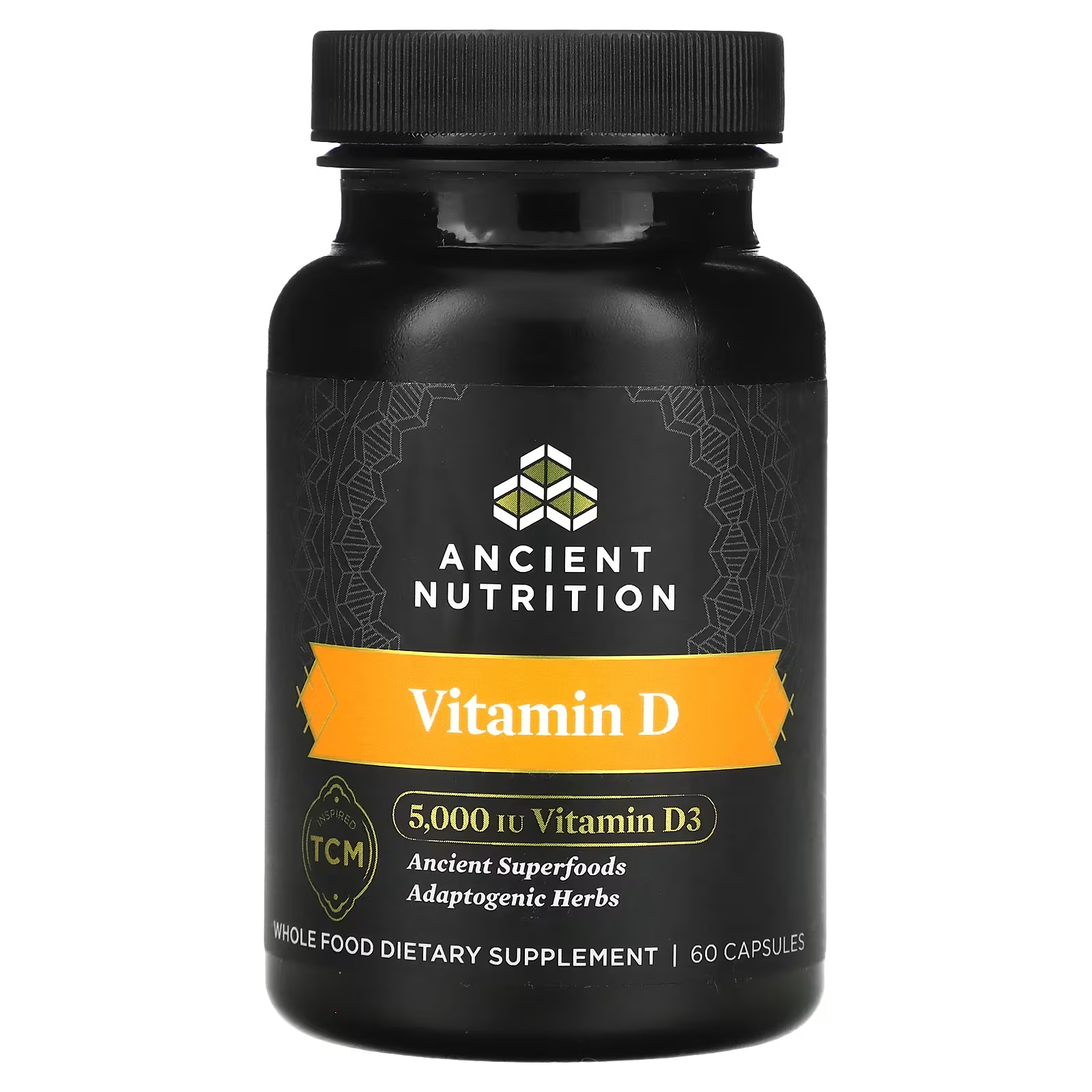 Витамин D 5000 МЕ 60 капсул Ancient Nutrition yumv s витамин d ягодный вкус 5000 ме 60 желейных таблеток