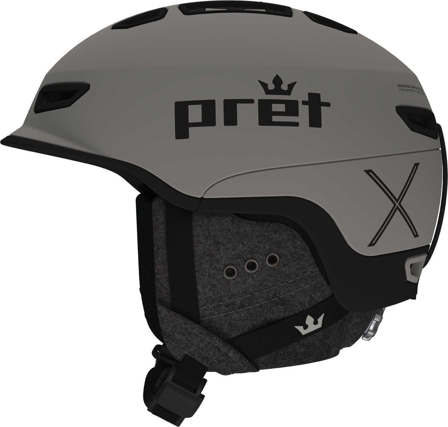 

Снежный шлем Fury X Mips Pret, серый