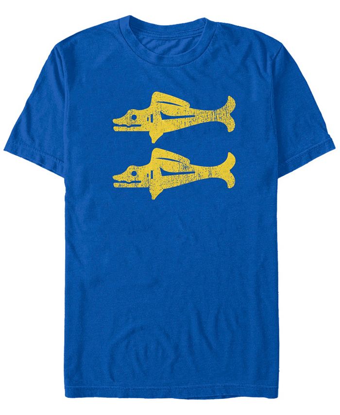 Мужская футболка Nickelodeon Legends of the Hidden Temple Double Barracuda с короткими рукавами Fifth Sun, синий