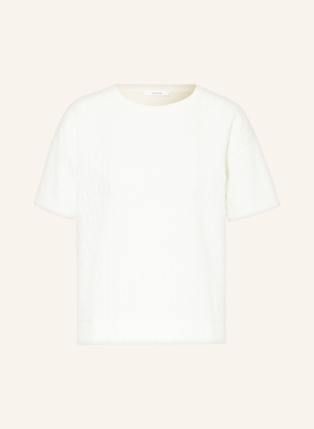 

Футболка OPUS SELLONA im Materialmix, белый
