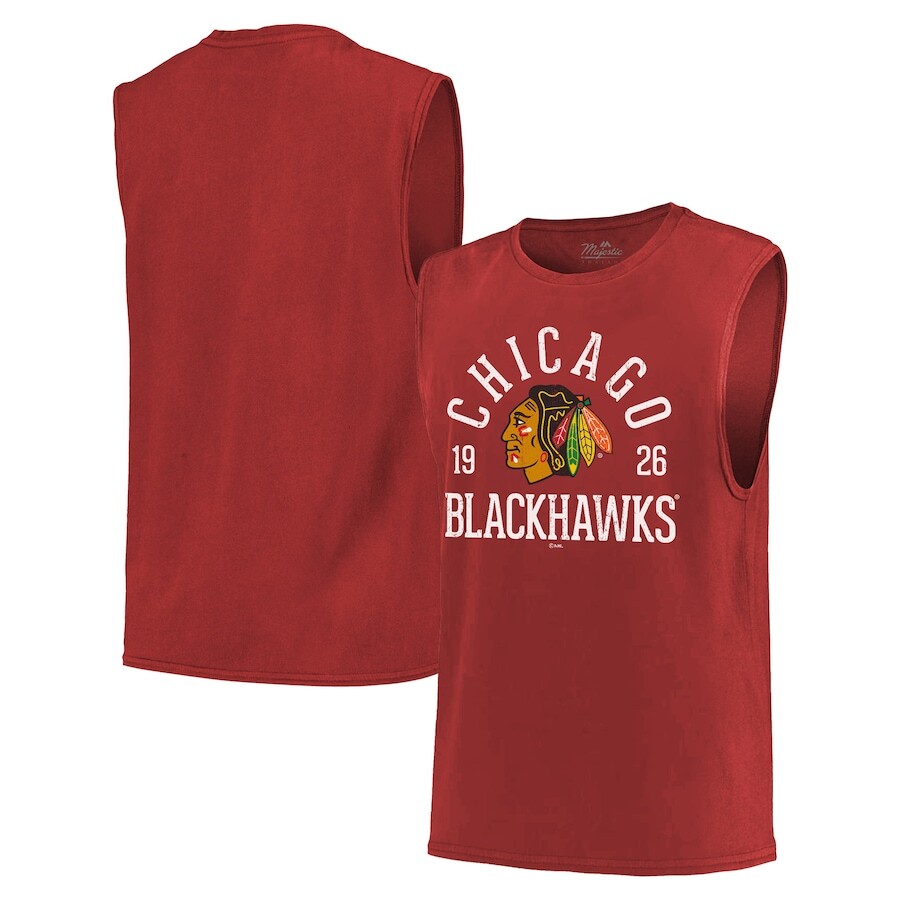 

Майка Majestic Threads Chicago Blackhawks, красный
