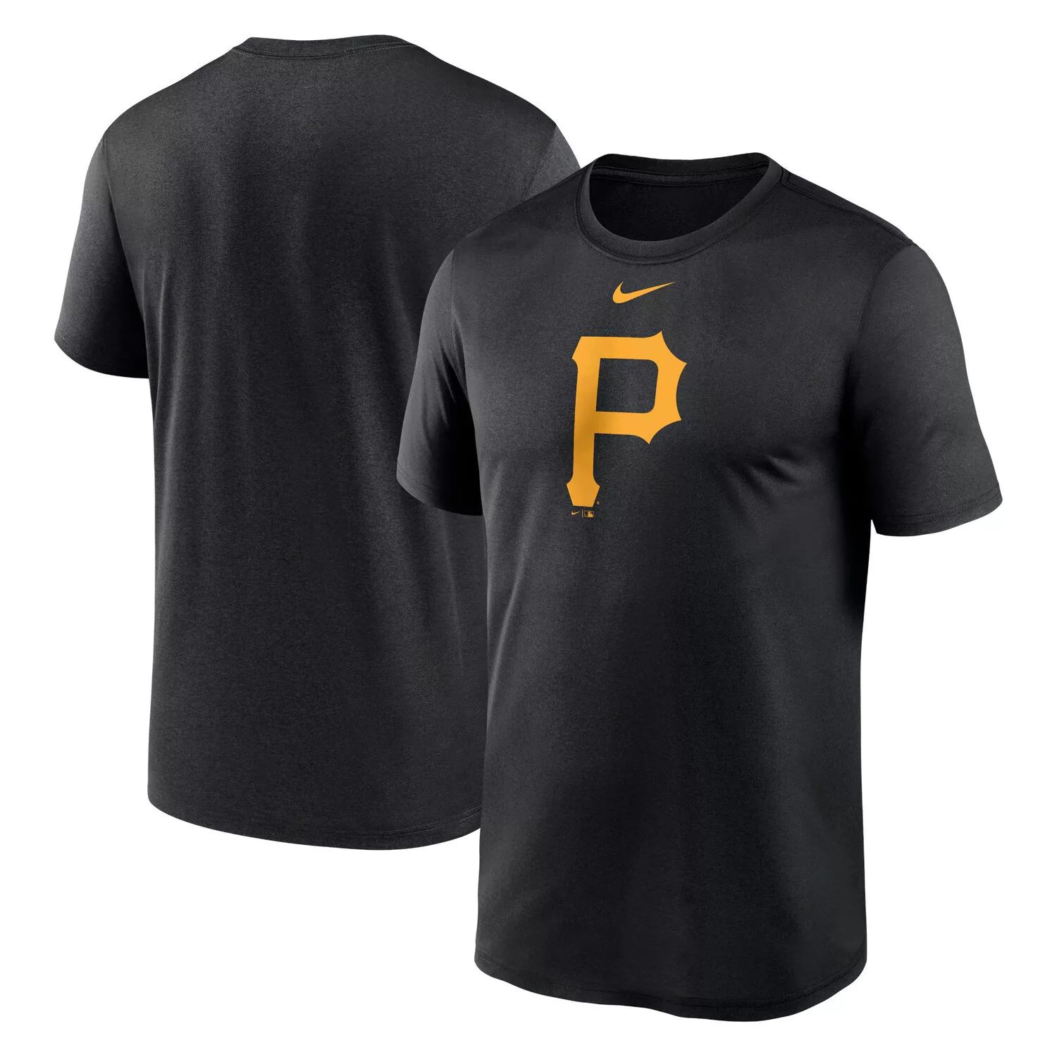 Мужская черная футболка с логотипом Nike Pittsburgh Pirates New Legend