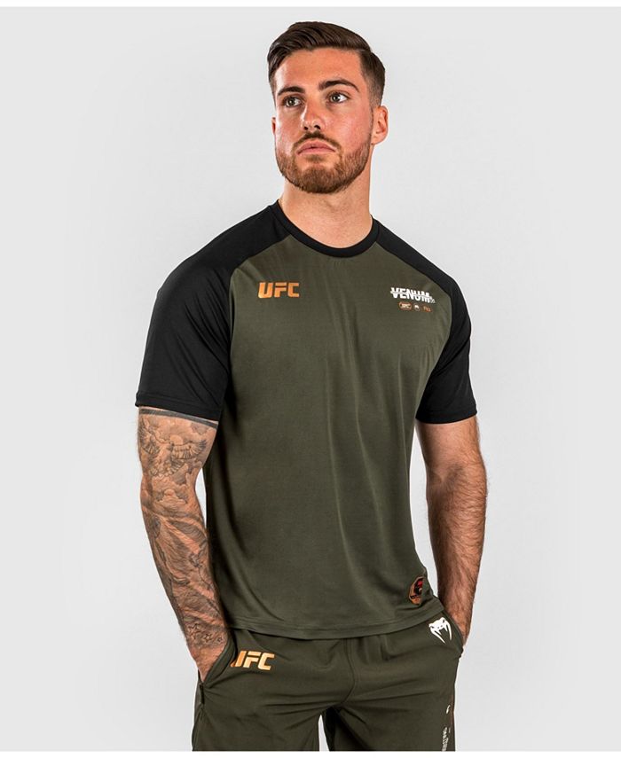 Мужская футболка UFC Authentic Adrenaline Fight Week Dry Tech Venum, зеленый толстовка мужская ufc ufc ffc trademark hd xl