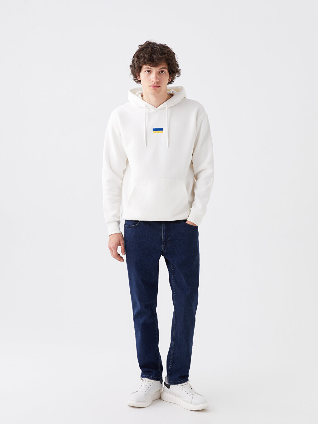 

779 Мужские джинсовые брюки стандартного кроя LCW Jeans, темное родео