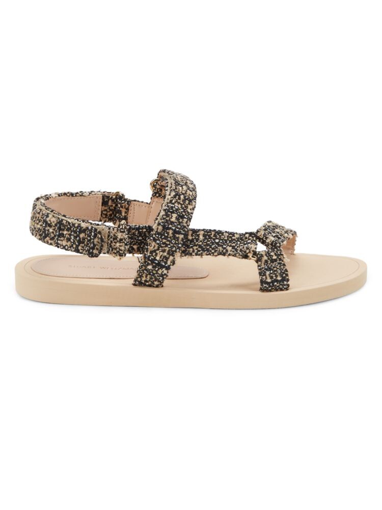 

Спортивные сандалии Vail с узором Stuart Weitzman, цвет Golden Beige