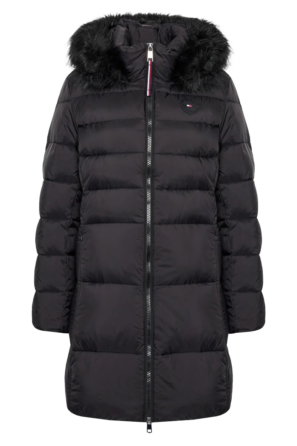 

Утепленное пальто с поясом Sorona Tommy Hilfiger, черный