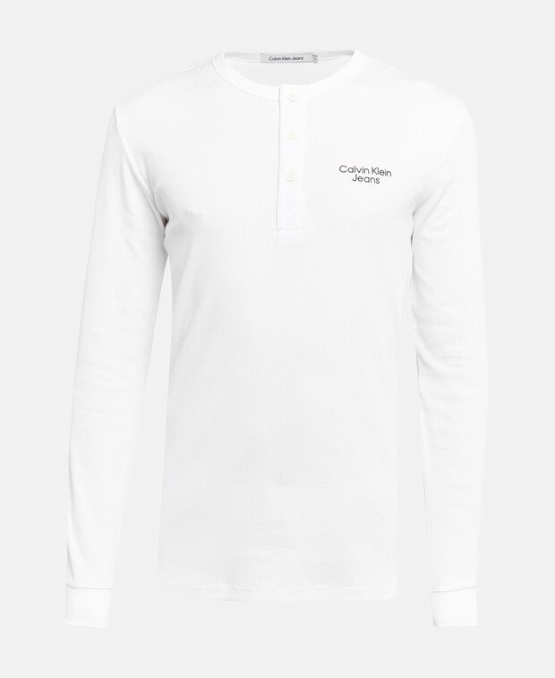 

Топ с длинными рукавами Calvin Klein Jeans, белый