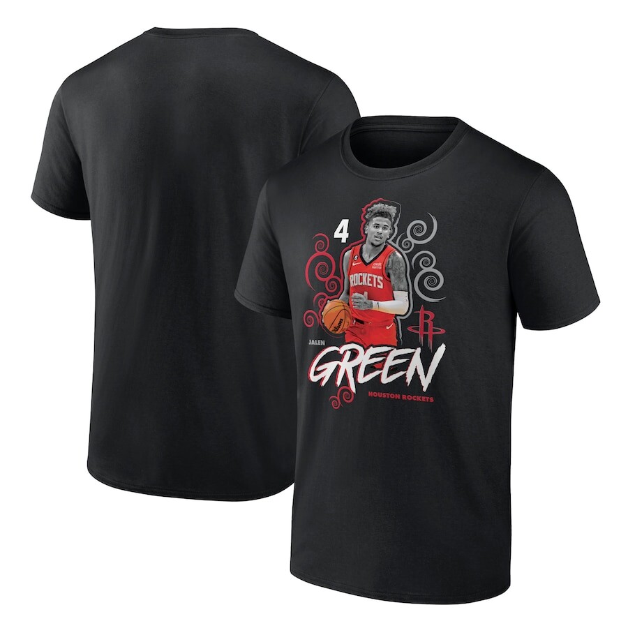 

Футболка с именем и номером Fanatics Branded Houston Rockets, черный