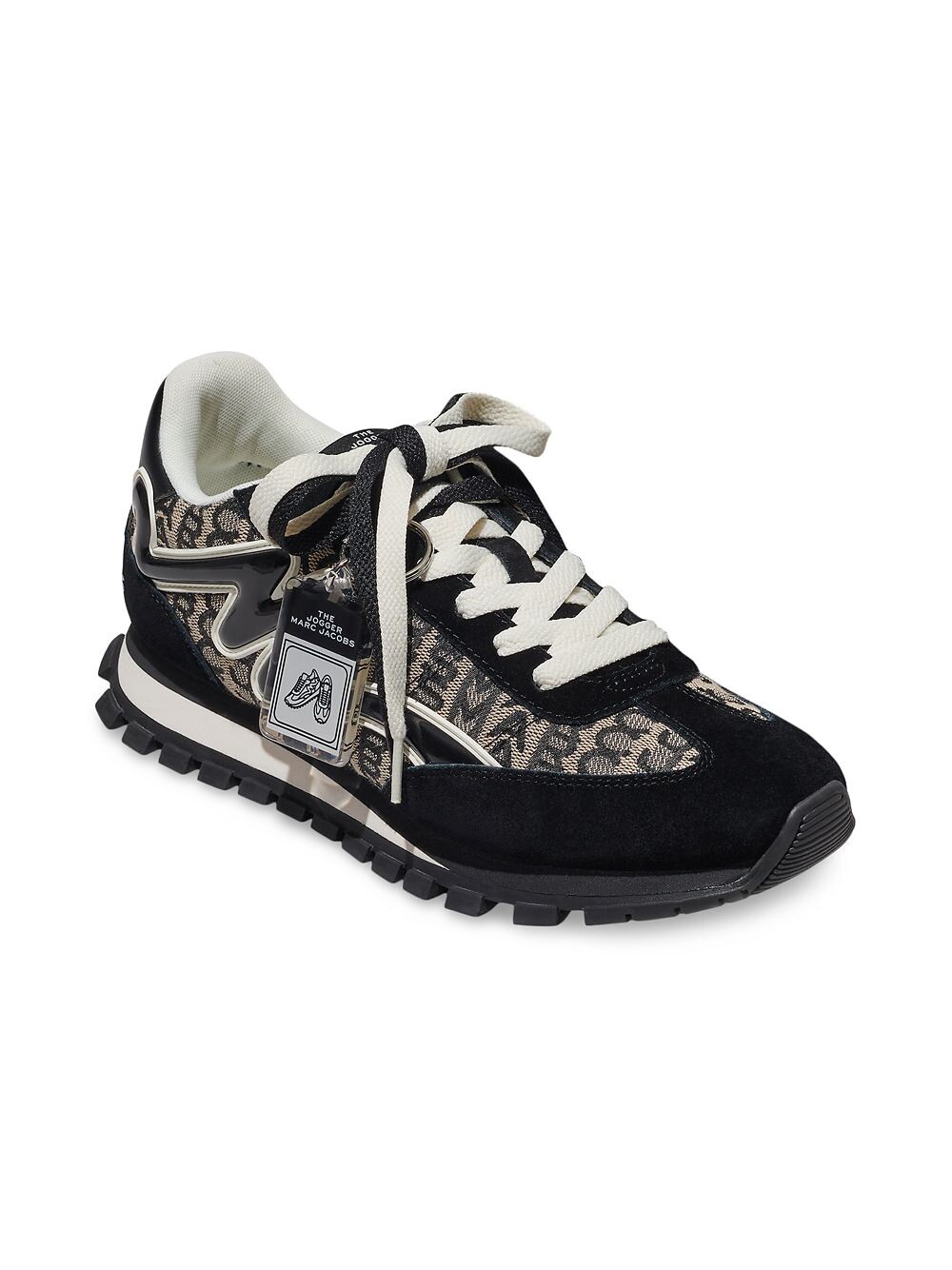 

Кроссовки Monogram Jogger Marc Jacobs, черный