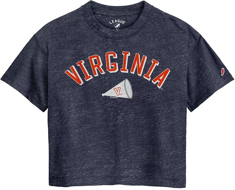 

Синяя женская футболка миди League-Legacy Virginia Cavaliers Intramural