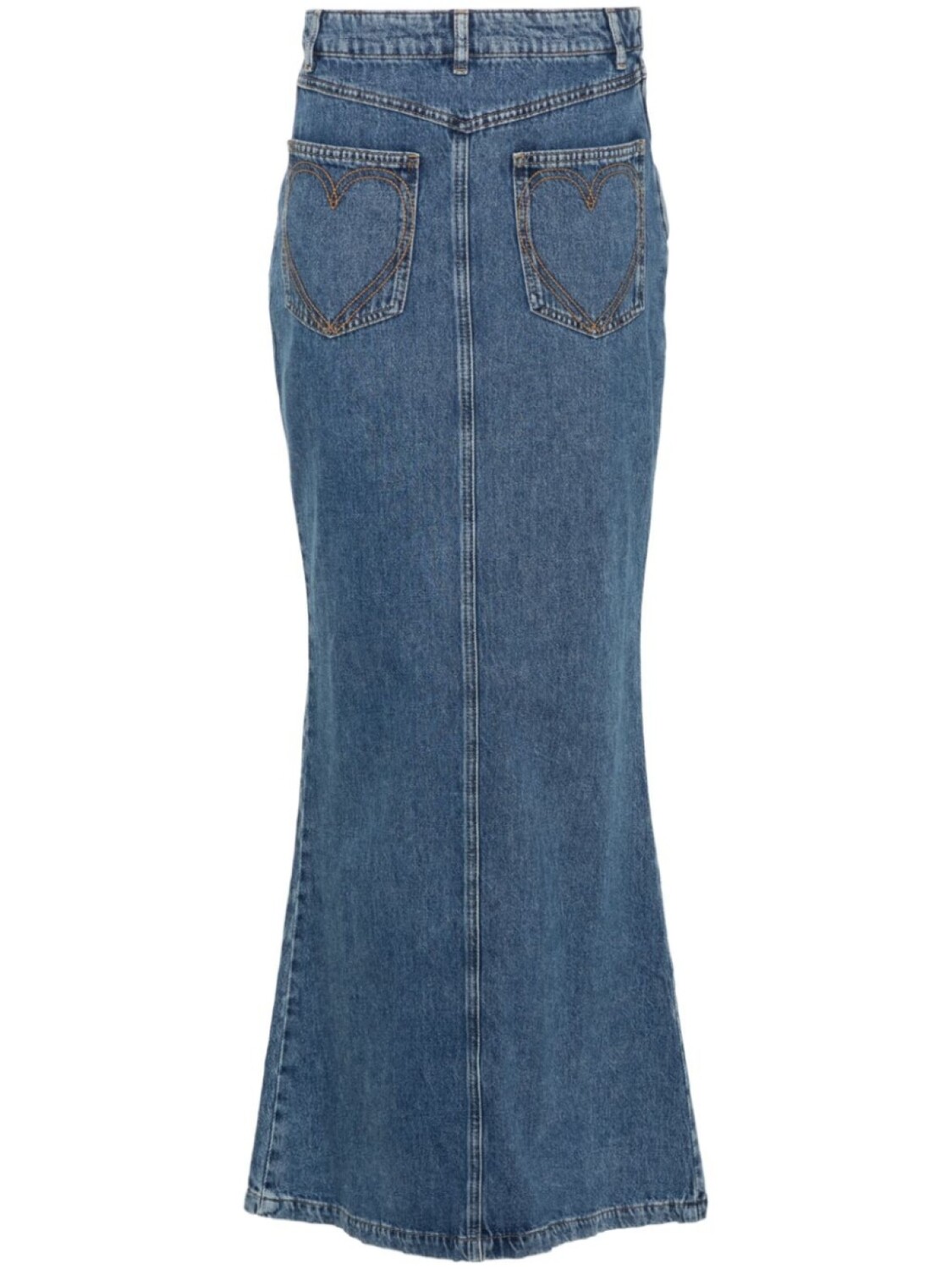 

Джинсовая юбка макси с логотипом MOSCHINO JEANS, синий