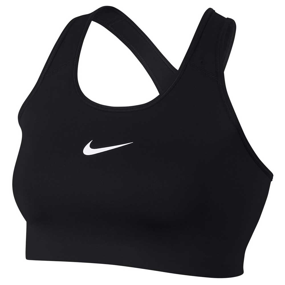 

Спортивный бюстгальтер Nike Swoosh Medium Support Big, черный