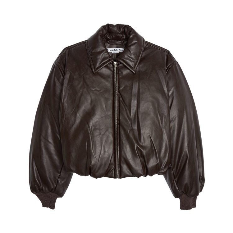 

Куртка Acne Studios Coated Bomber 'Dark Brown', коричневый