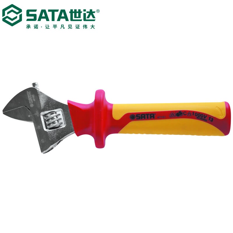 SATA Tools Изолированный разводной ключ, устойчивый к напряжению VDE, 6 дюймов 47101