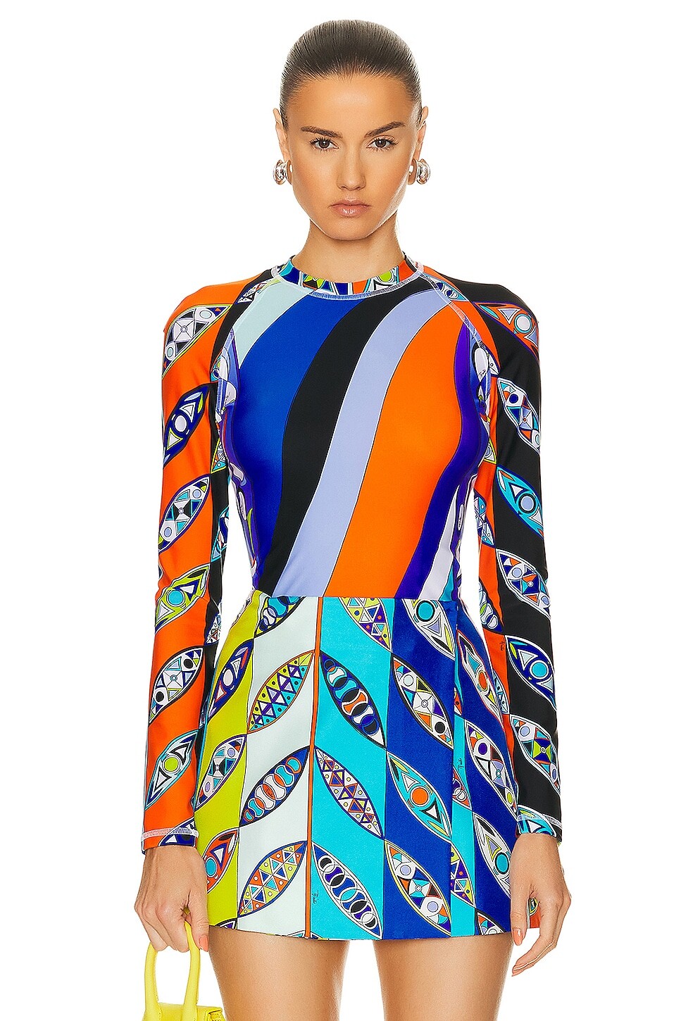 

Топ Emilio Pucci Turtleneck, цвет Turchese & Viola